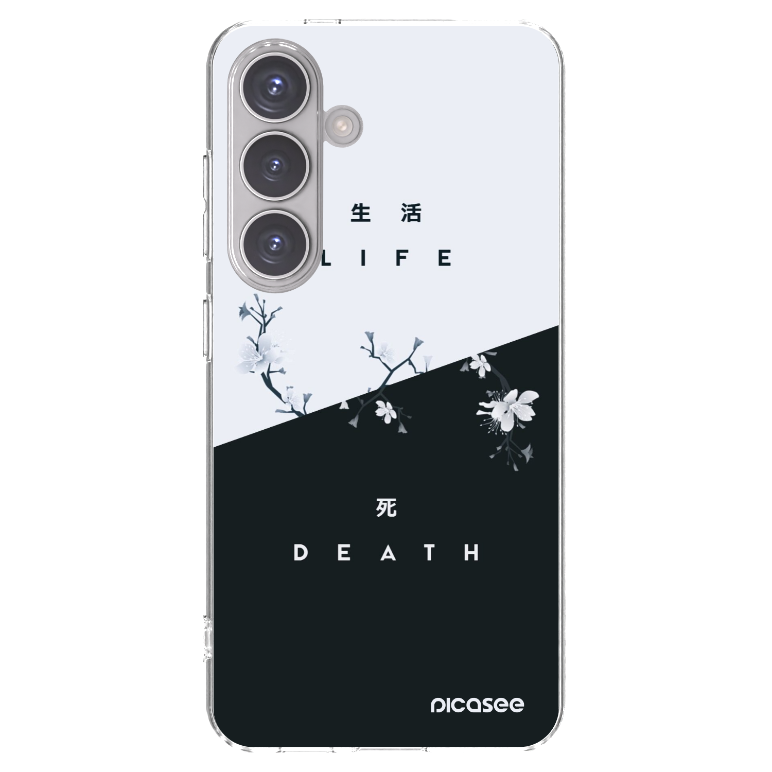 Picasee husă transparentă din silicon pentru Samsung Galaxy S24 S921B 5G - Life - Death
