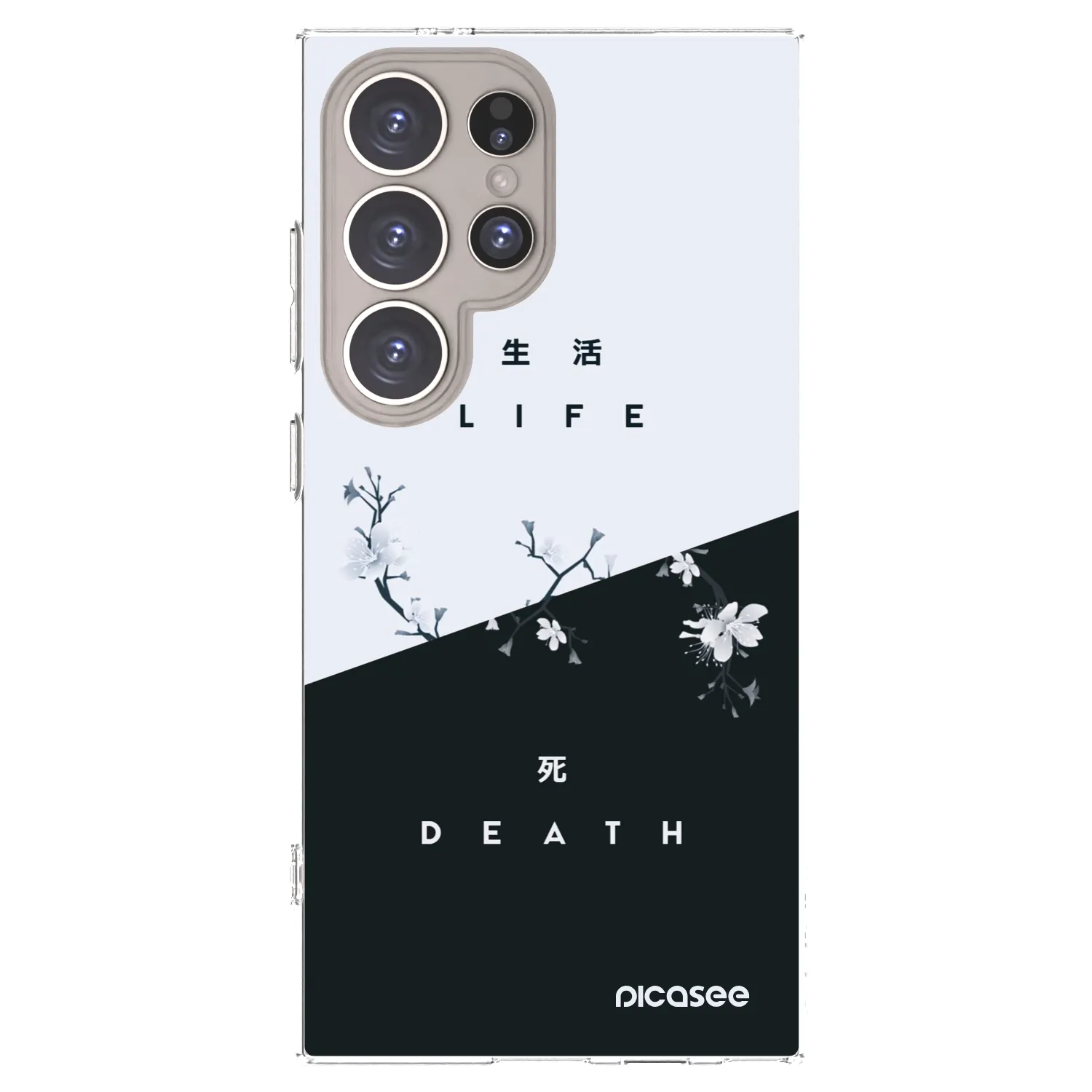 Picasee husă transparentă din silicon pentru Samsung Galaxy S24 Ultra S928B 5G - Life - Death