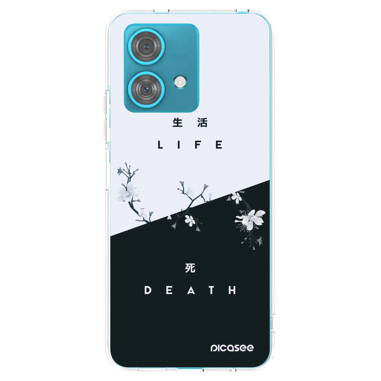 Picasee husă transparentă din silicon pentru Motorola Edge 40 Neo - Life - Death