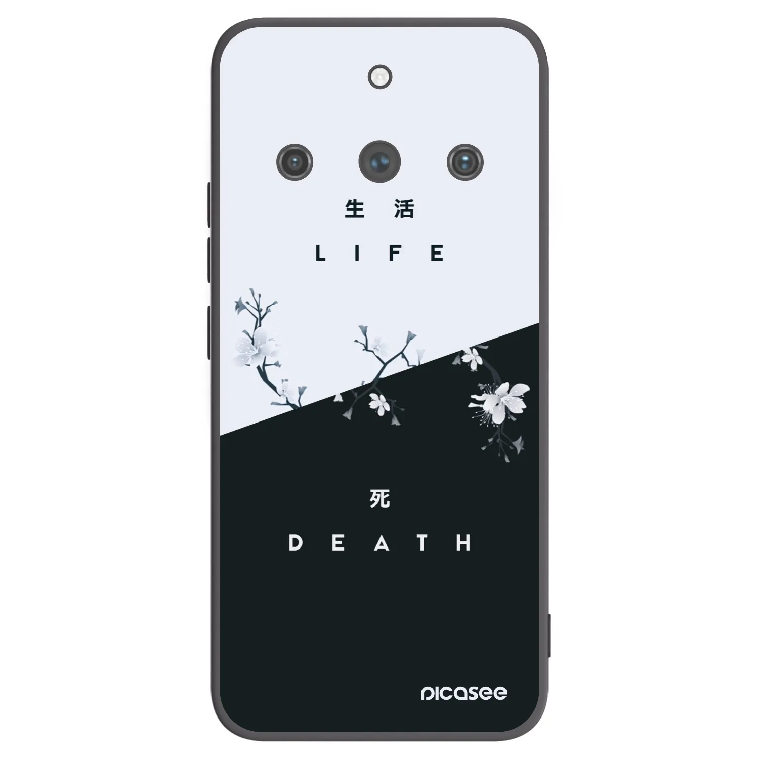 Picasee husă neagră din silicon pentru Realme 11 Pro+ - Life - Death