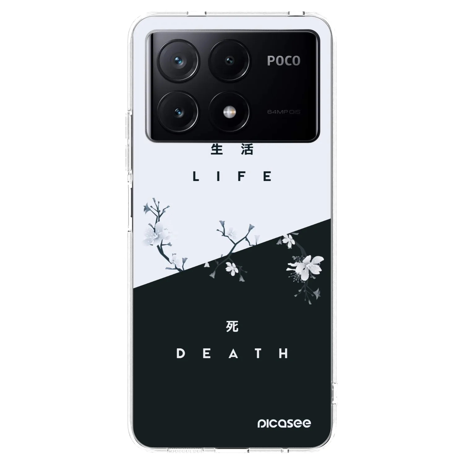 Picasee husă transparentă din silicon pentru Xiaomi Poco X6 Pro - Life - Death