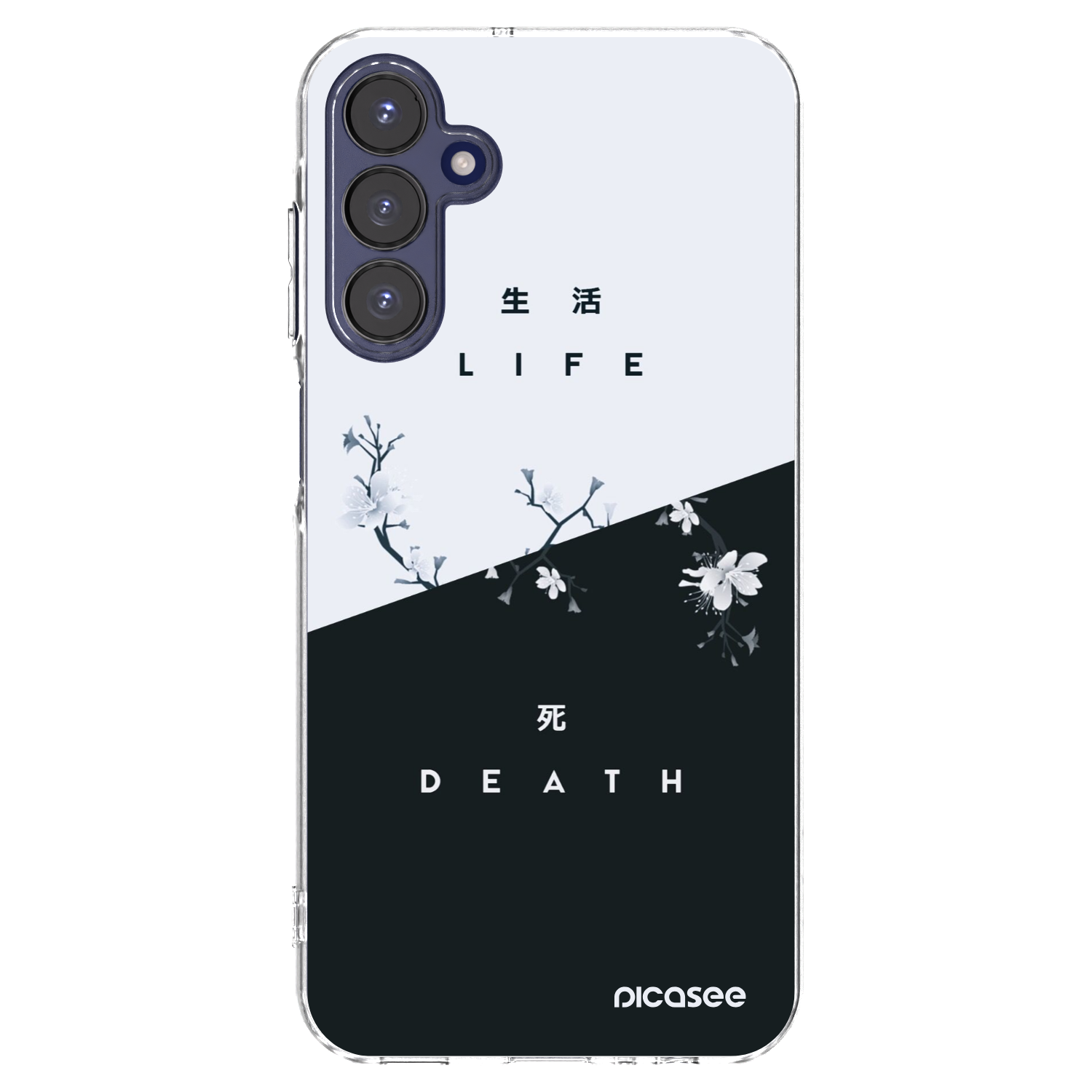 Picasee husă transparentă din silicon pentru Samsung Galaxy A15 A155F 4G - Life - Death
