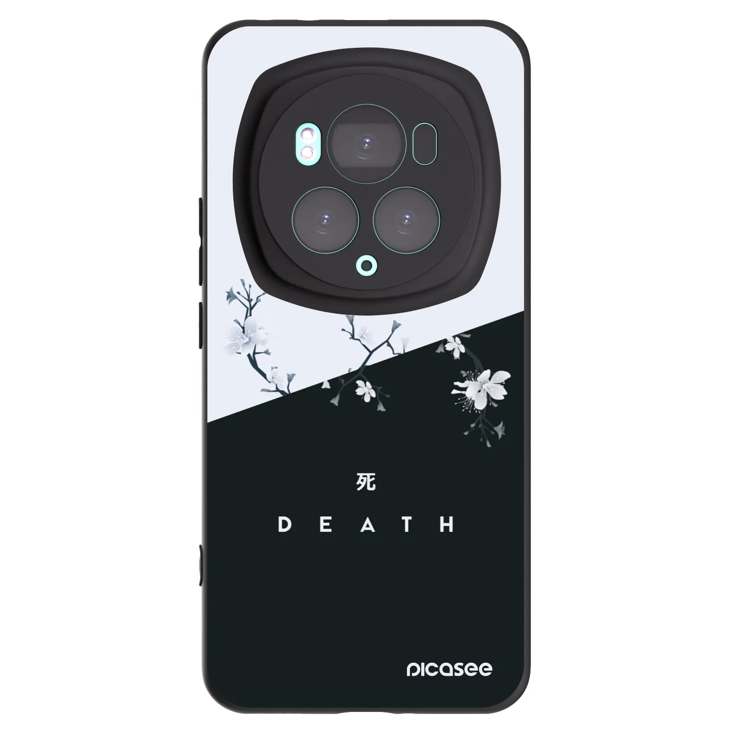 Picasee husă neagră din silicon pentru Honor Magic6 Pro - Life - Death