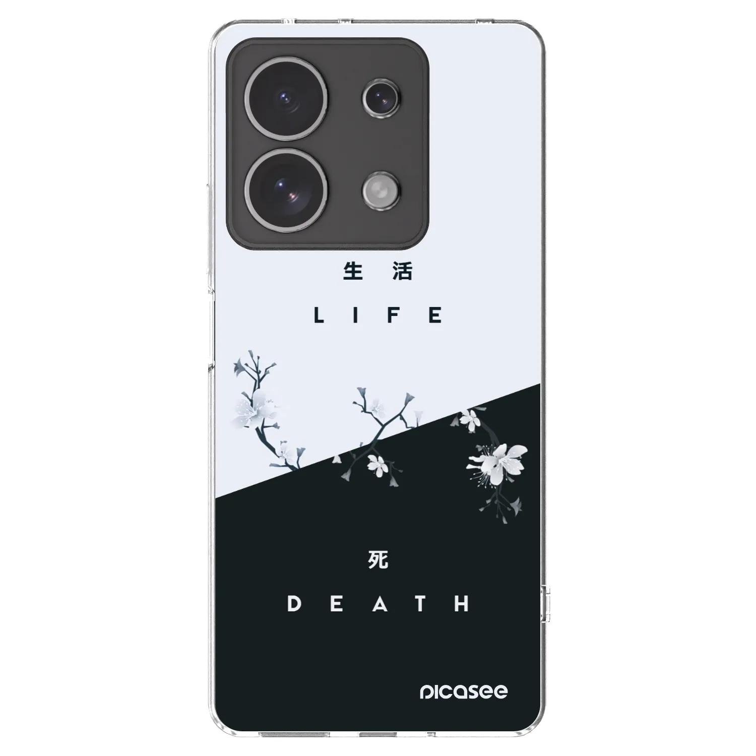 Picasee husă transparentă din silicon pentru Xiaomi Redmi Note 13 4G - Life - Death