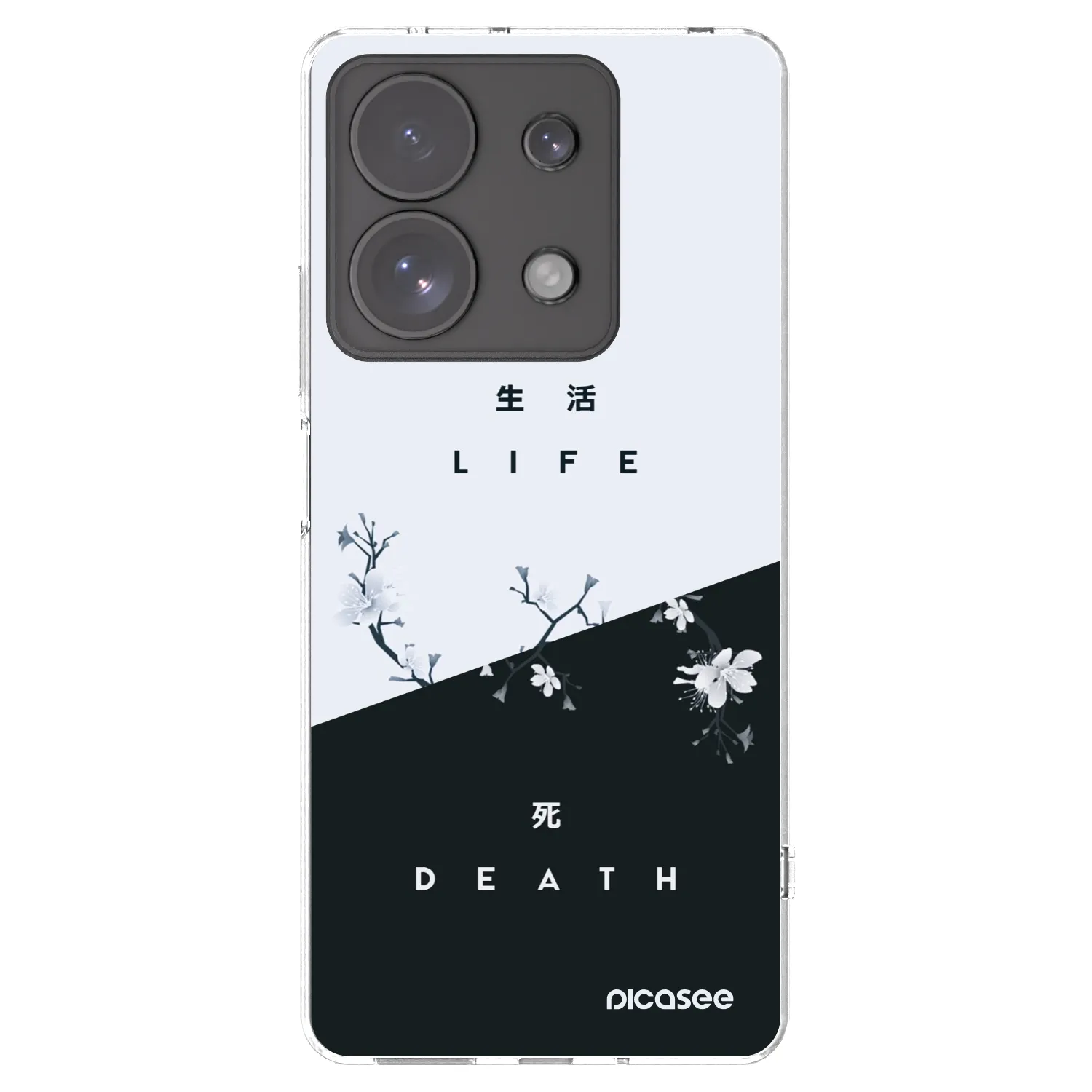 Picasee husă transparentă din silicon pentru Xiaomi Redmi Note 13 Pro 4G - Life - Death