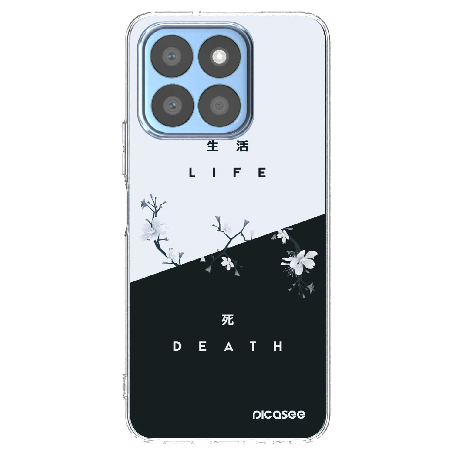 Picasee husă transparentă din silicon pentru Honor X8b - Life - Death