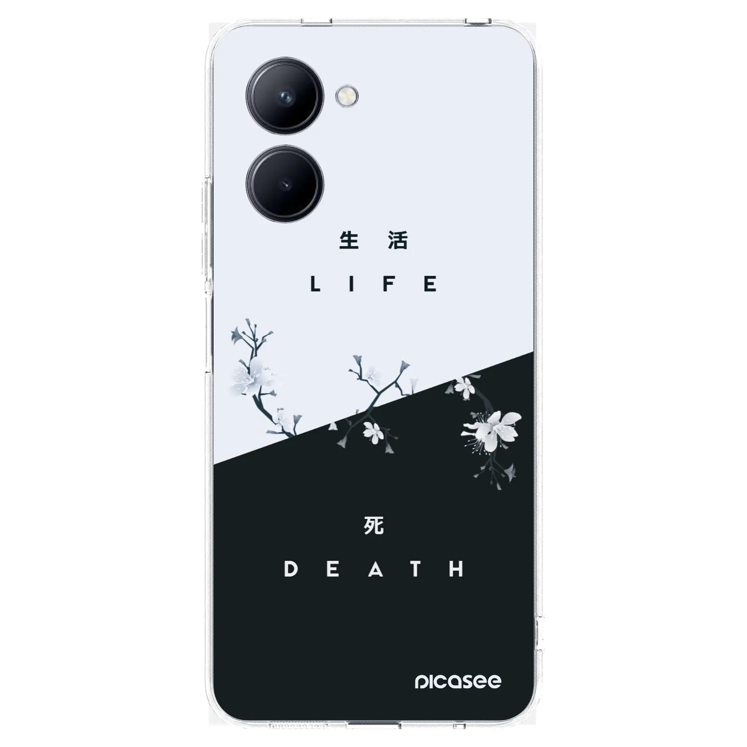 Picasee husă transparentă din silicon pentru Realme C33 (2023) - Life - Death