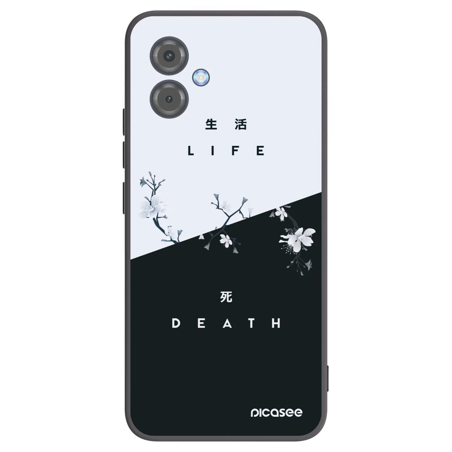 Picasee husă neagră din silicon pentru Motorola Moto G14 - Life - Death