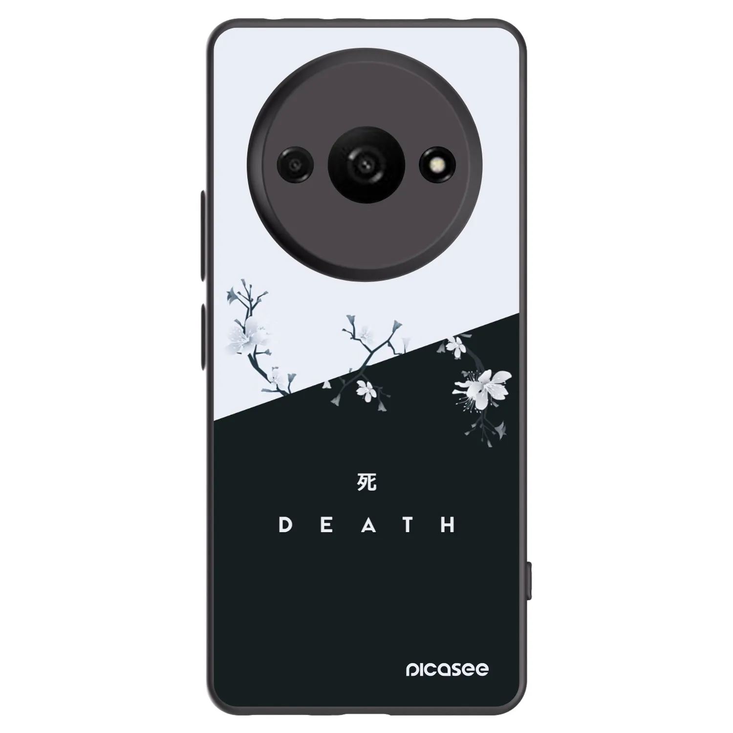 Picasee husă neagră din silicon pentru Xiaomi Redmi A3 - Life - Death