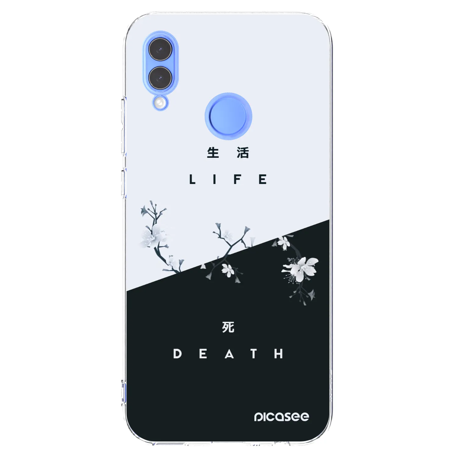Picasee husă transparentă din silicon pentru Honor 10 Lite - Life - Death