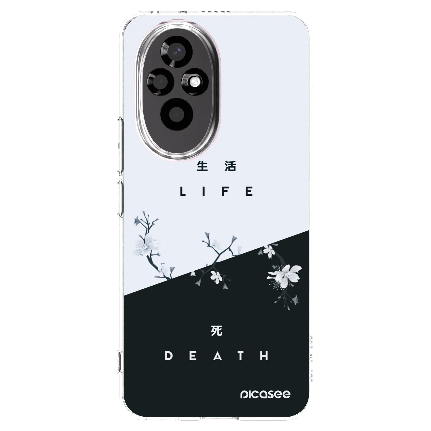 Picasee husă transparentă din silicon pentru Honor 200 Pro 5G - Life - Death