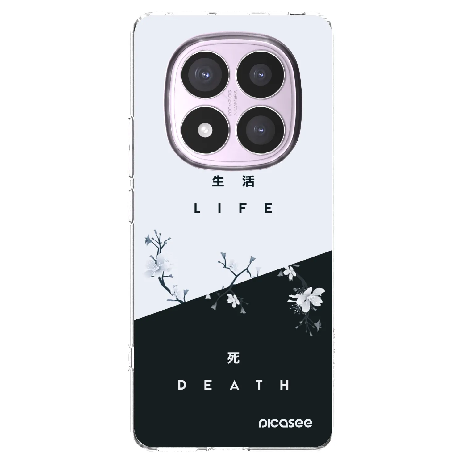 Picasee husă transparentă din silicon pentru Xiaomi Redmi Note 14 Pro 5G - Life - Death