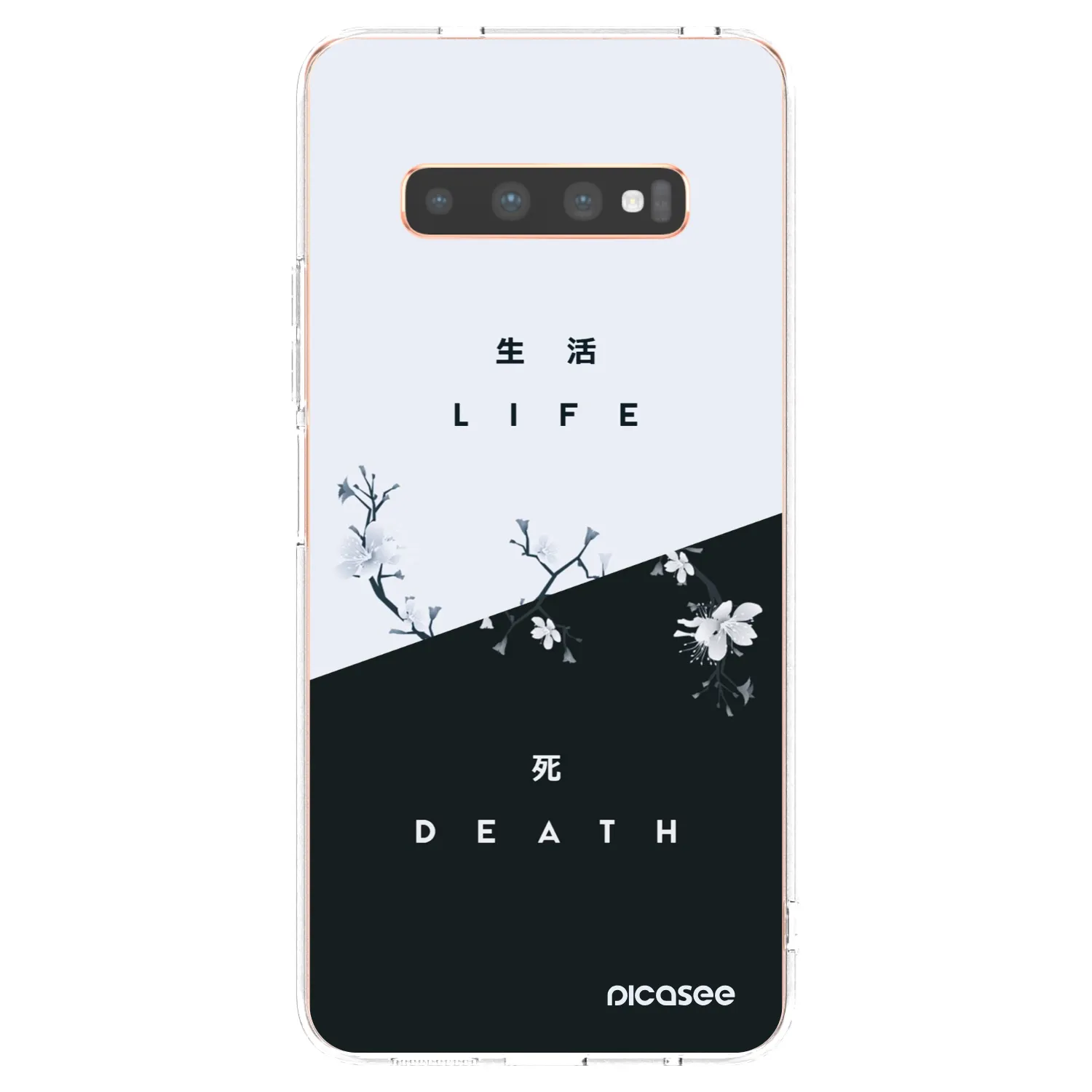 Picasee husă transparentă din silicon pentru Samsung Galaxy S10 Plus G975 - Life - Death