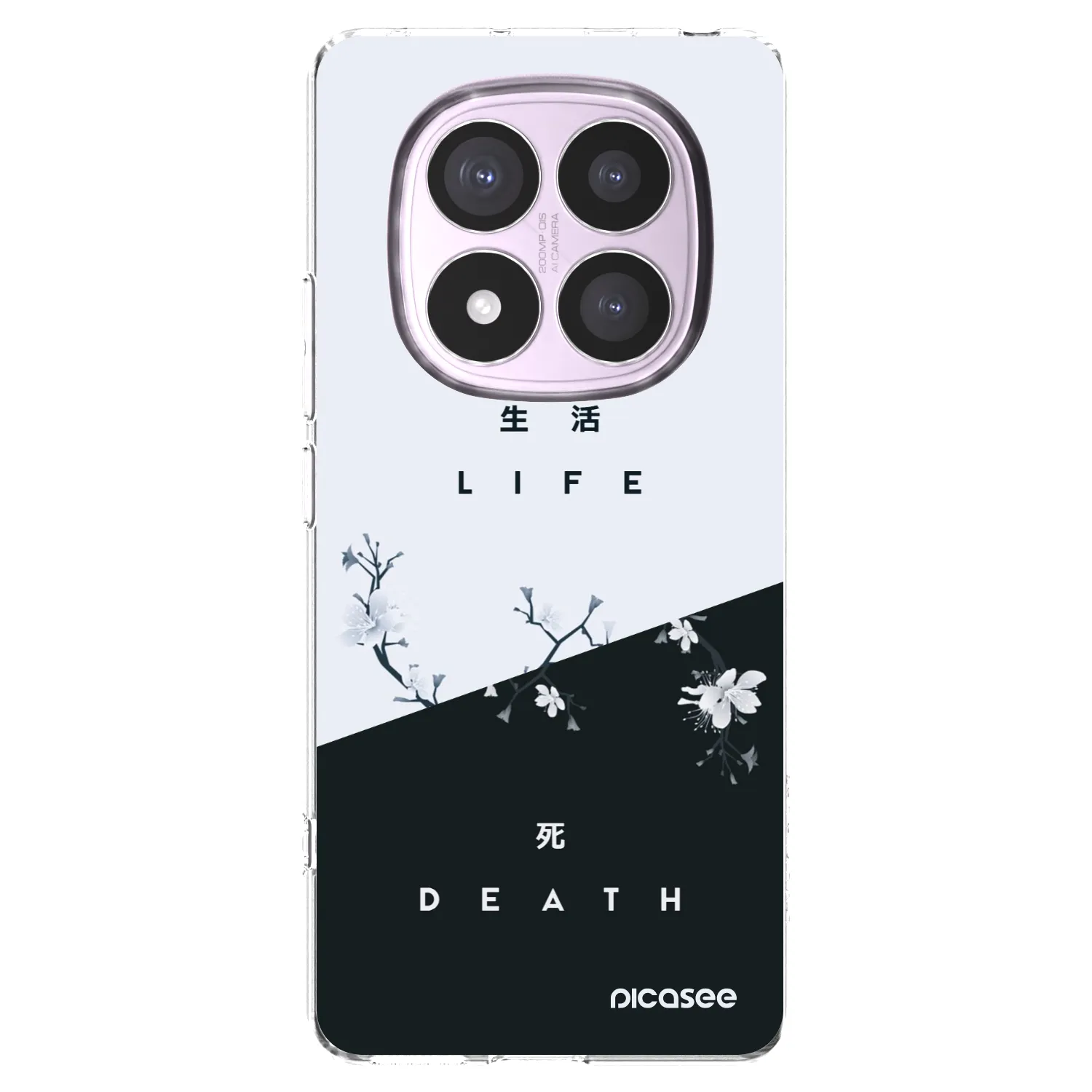 Picasee husă transparentă din silicon pentru Xiaomi Redmi Note 14 Pro 4G - Life - Death