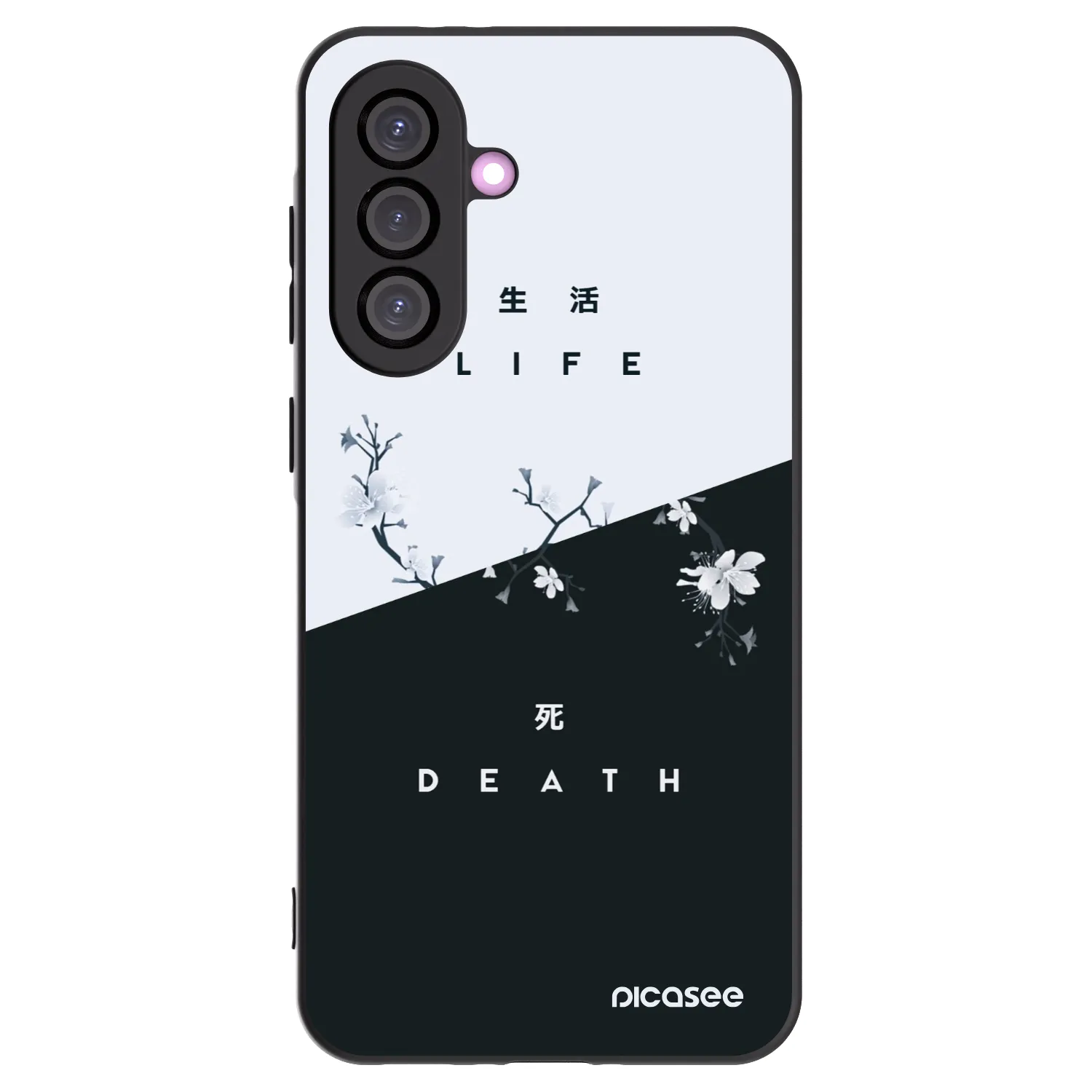 Picasee husă neagră din silicon pentru Samsung Galaxy A56 5G A566B - Life - Death