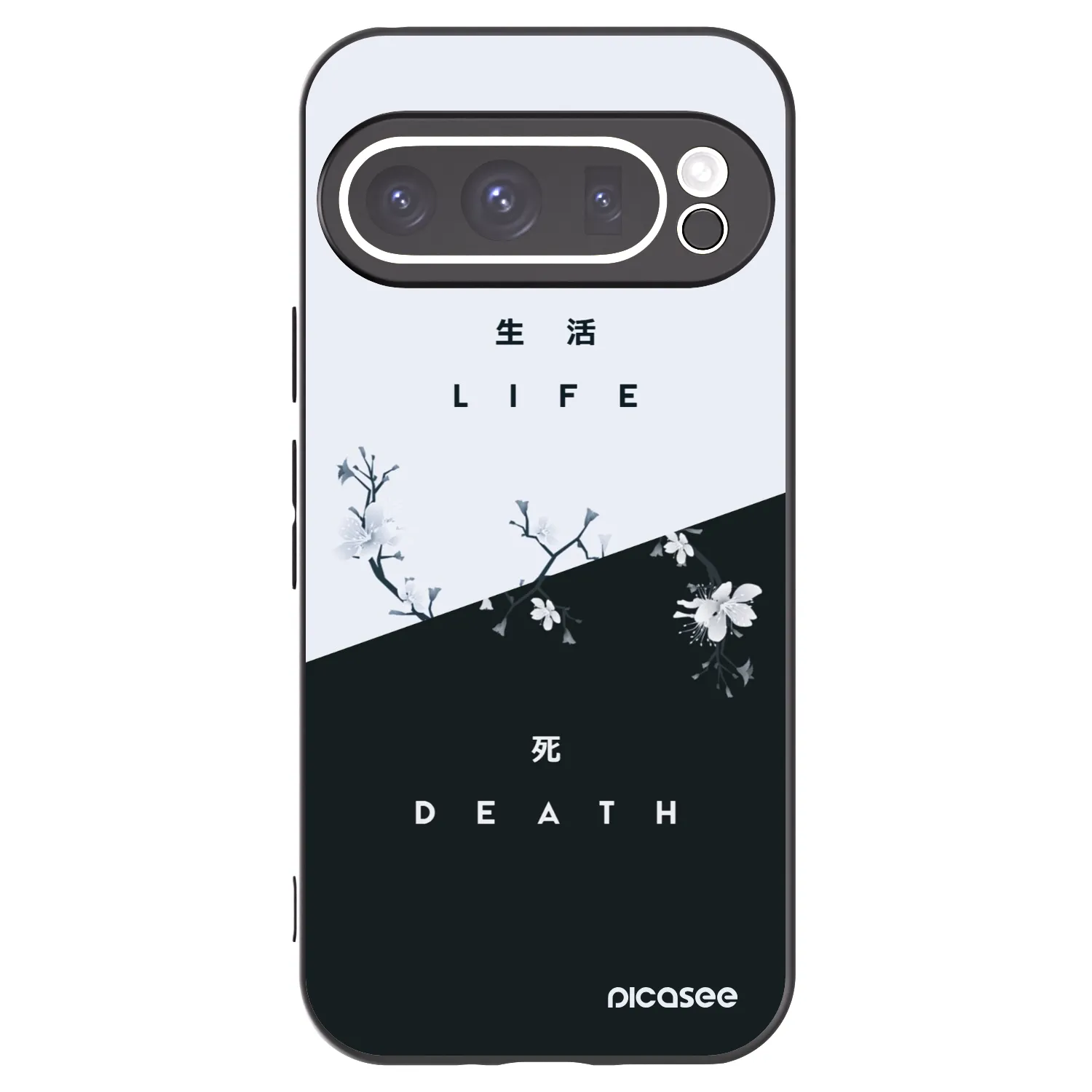 Picasee husă neagră din silicon pentru Google Pixel 9 Pro - Life - Death