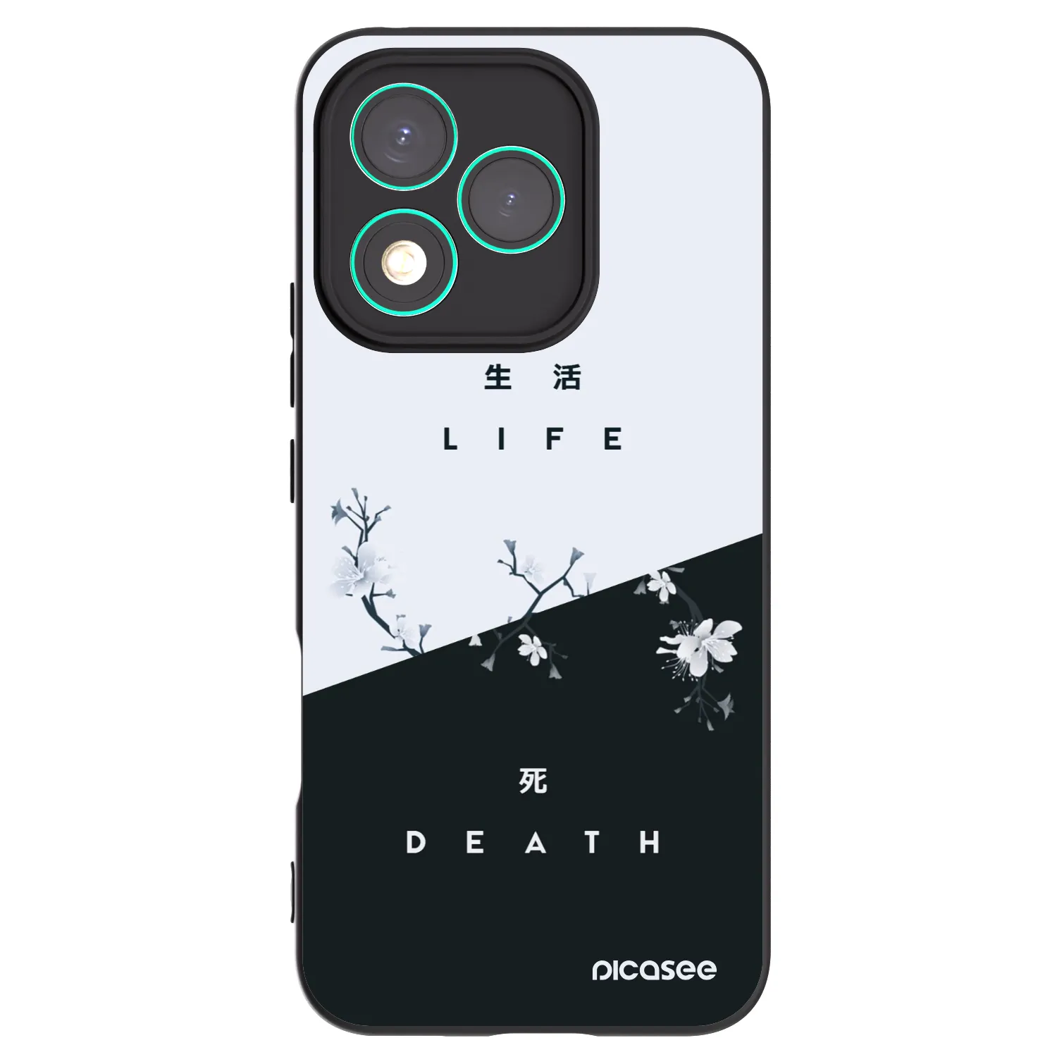 Picasee husă neagră din silicon pentru Honor 400 Lite 5G - Life - Death