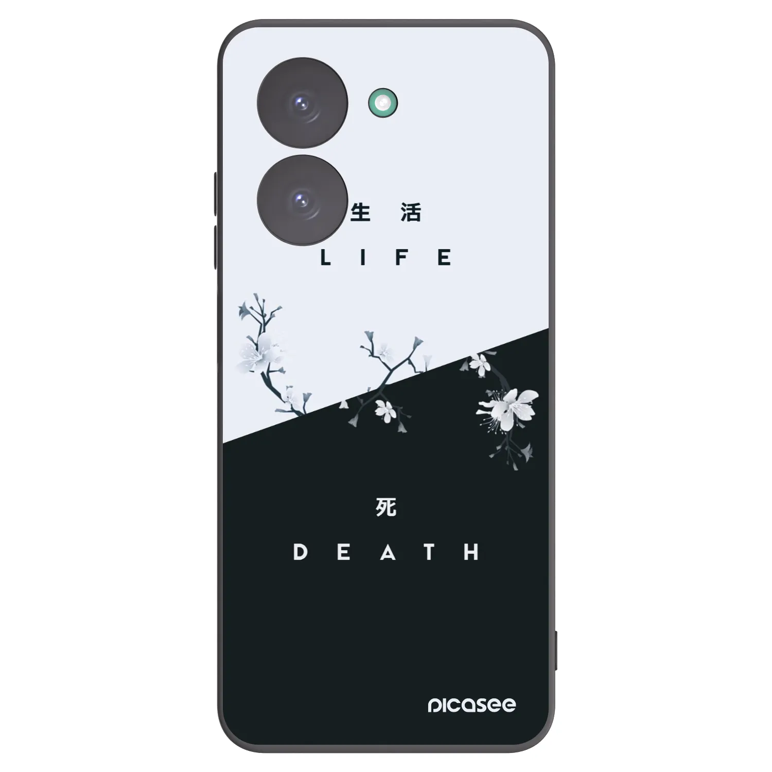 Picasee husă neagră din silicon pentru Xiaomi Redmi A5 - Life - Death