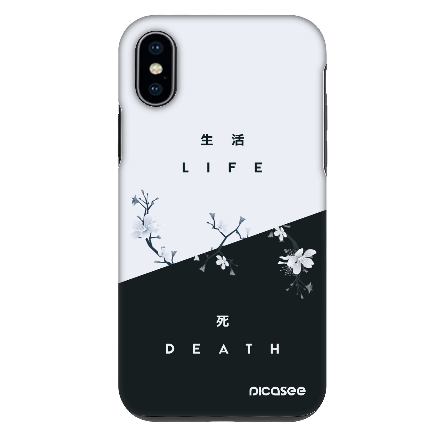 Picasee Fashion Case pentru Apple iPhone X/XS - Life - Death