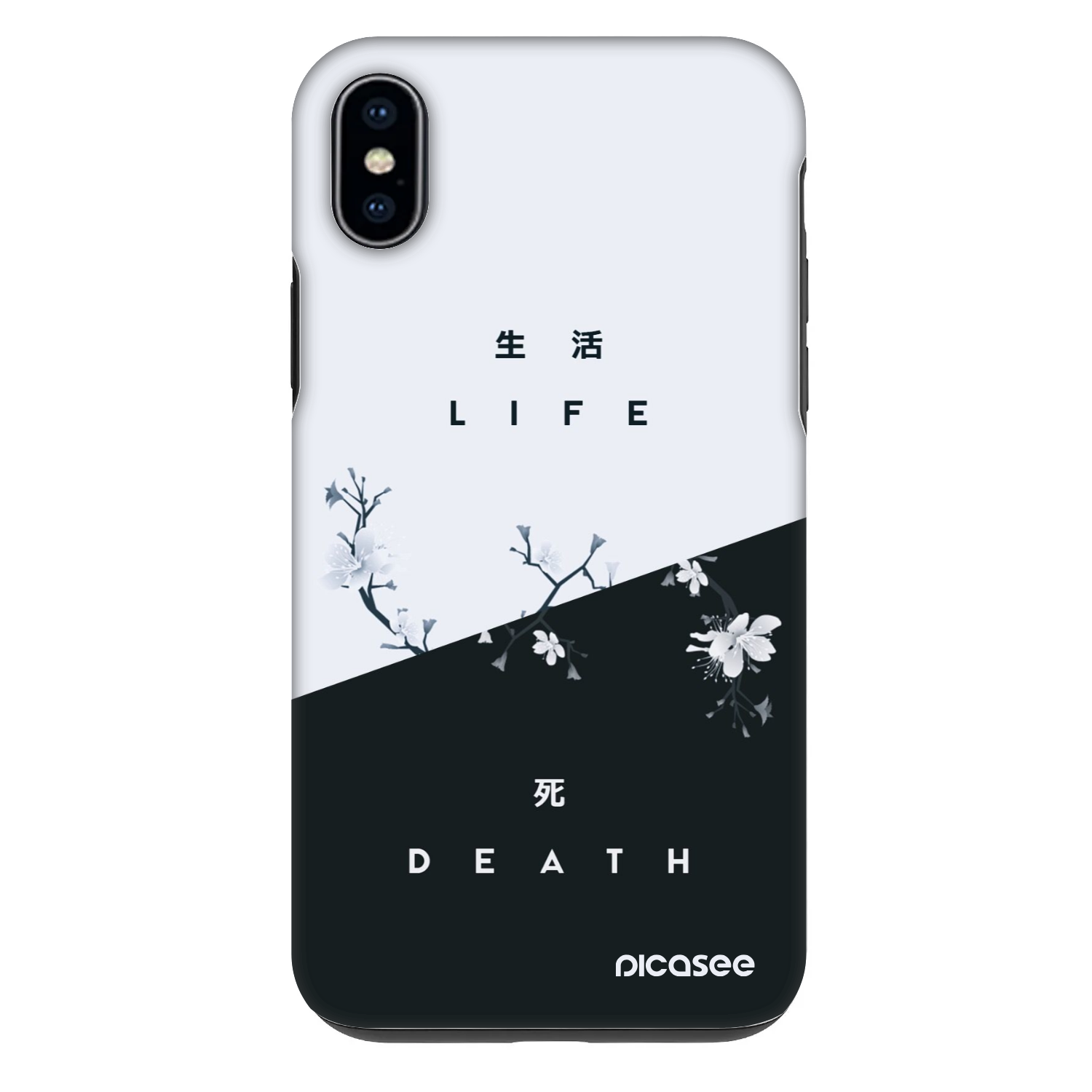 Picasee Fashion Case pentru Apple iPhone XS Max - Life - Death