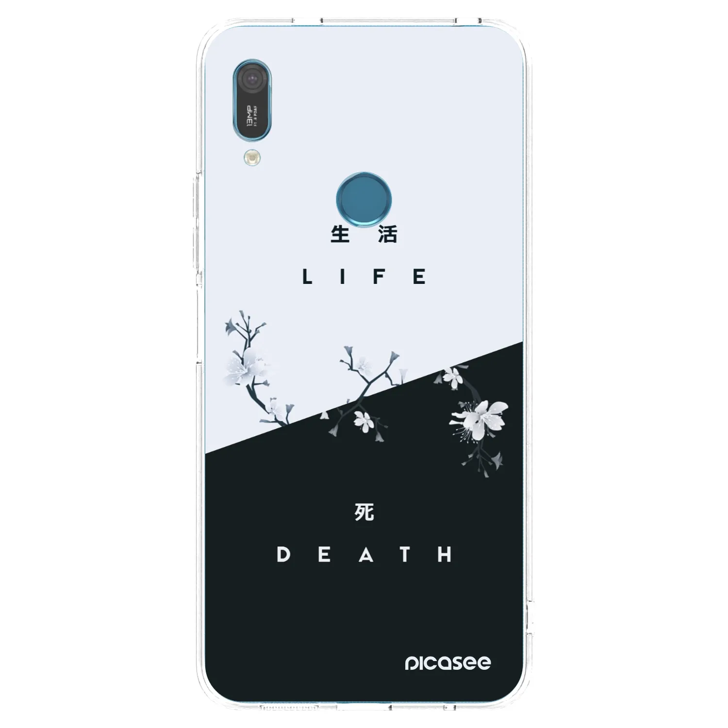 Picasee husă transparentă din silicon pentru Huawei Y6 2019 - Life - Death