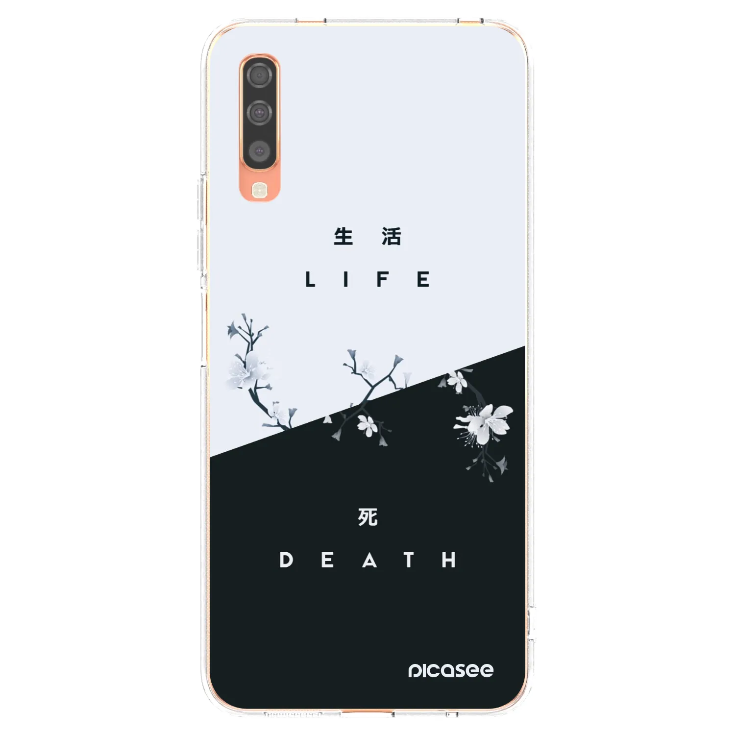 Picasee husă transparentă din silicon pentru Samsung Galaxy A70 A705F - Life - Death