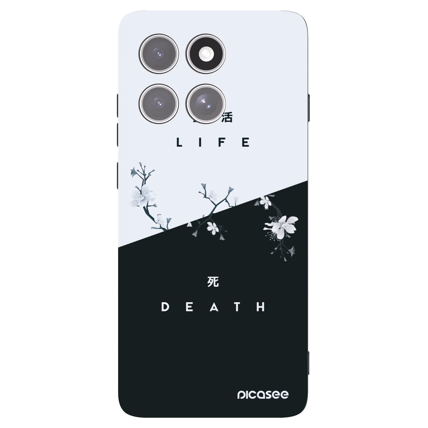 Picasee husă neagră din silicon pentru Motorola Edge 60 Pro - Life - Death