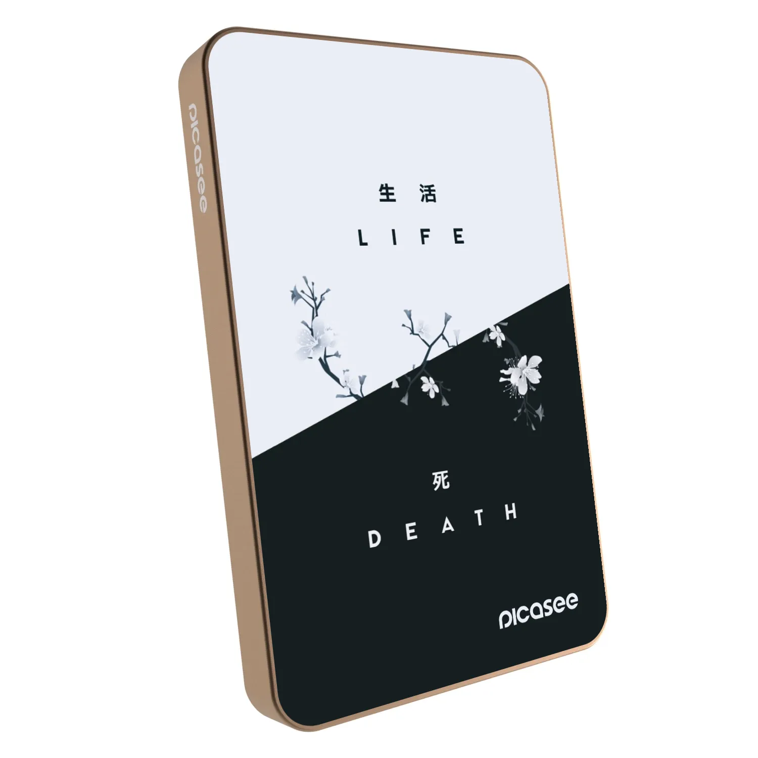 Picasee Powerbank cu MagSafe 5 000 mAh De aur - Life - Death