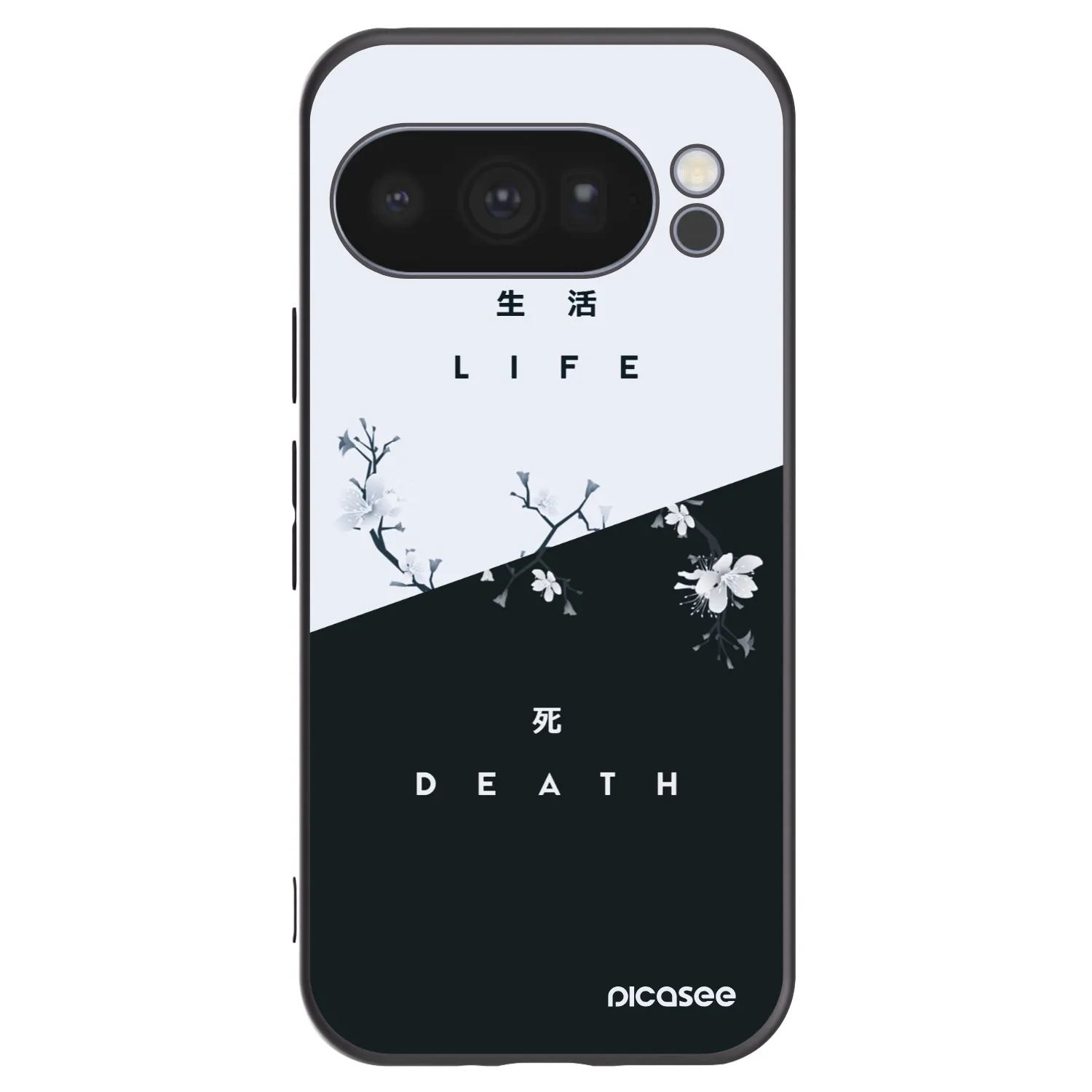 Picasee husă neagră din silicon pentru Google Pixel 10 Pro - Life - Death