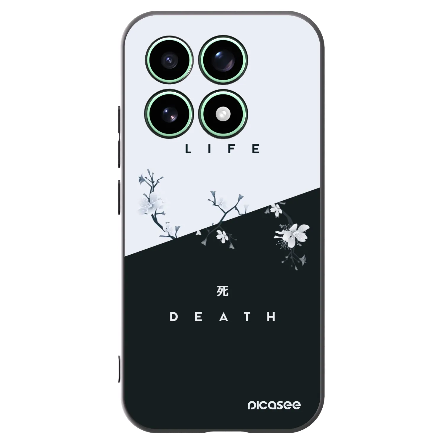 Picasee husă neagră din silicon pentru Xiaomi 17 - Life - Death