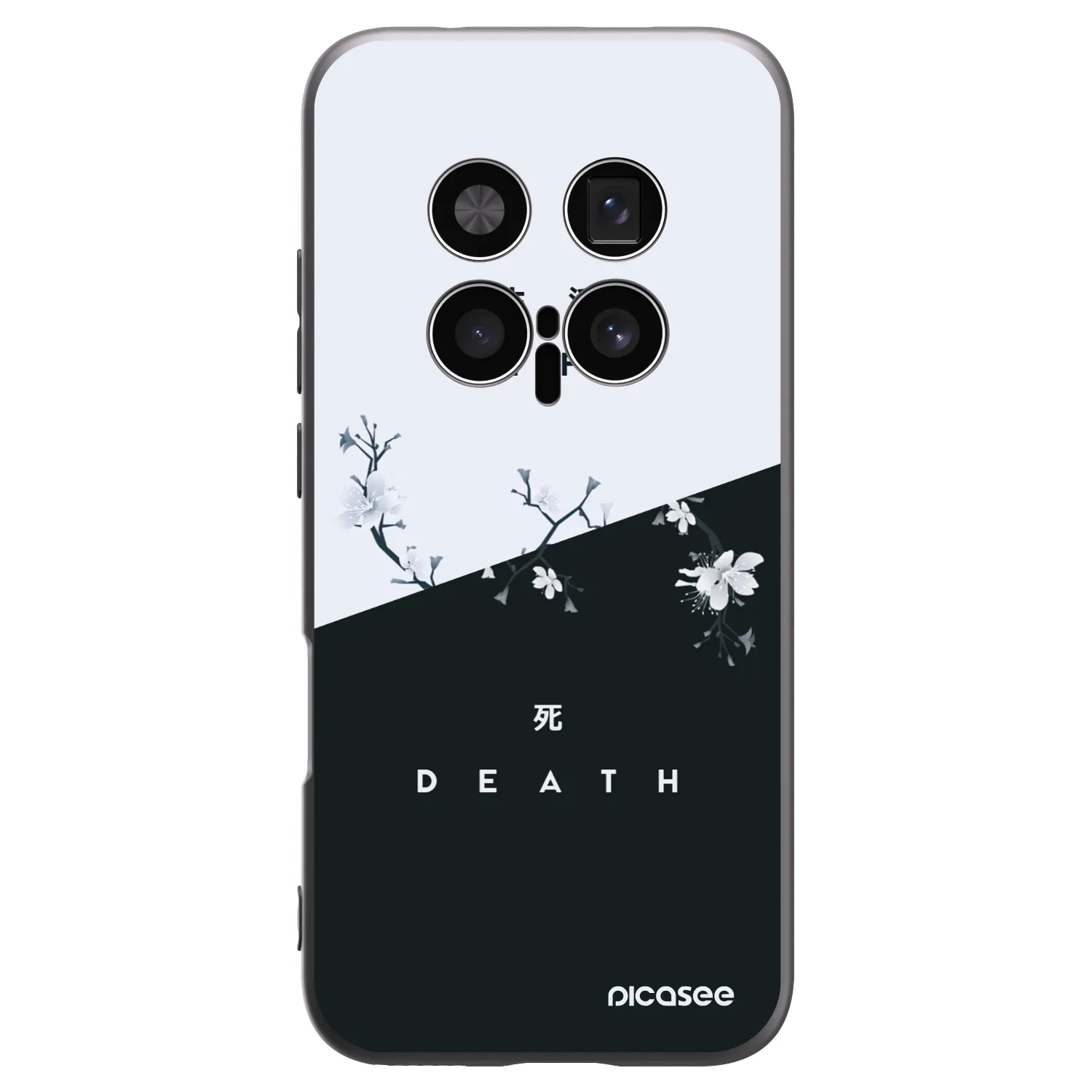 Picasee husă neagră din silicon pentru Honor Magic8 Pro 5G - Life - Death