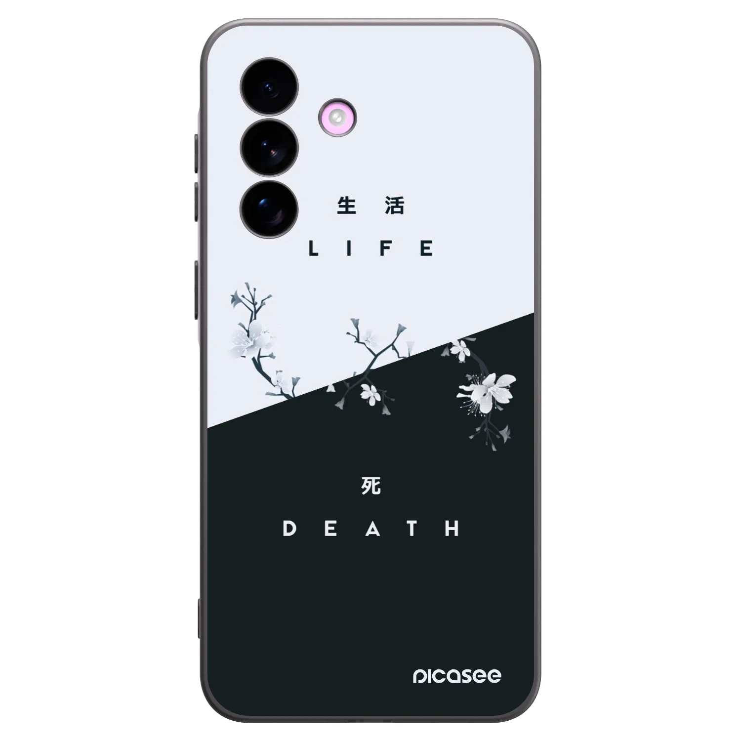 Picasee husă neagră din silicon pentru Samsung Galaxy A57 5G - Life - Death