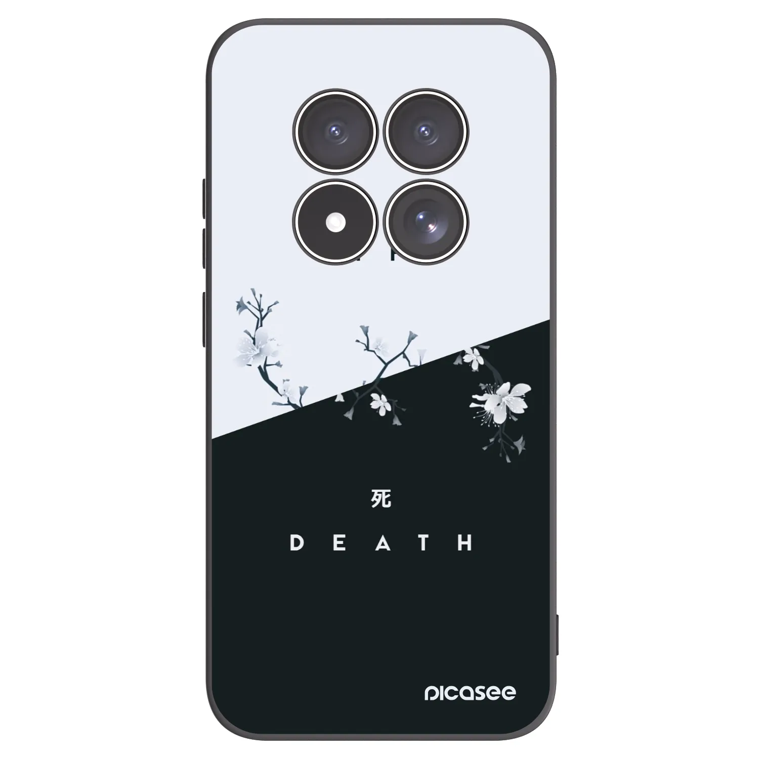 Picasee husă neagră din silicon pentru Xiaomi Redmi Note 15 Pro 5G - Life - Death