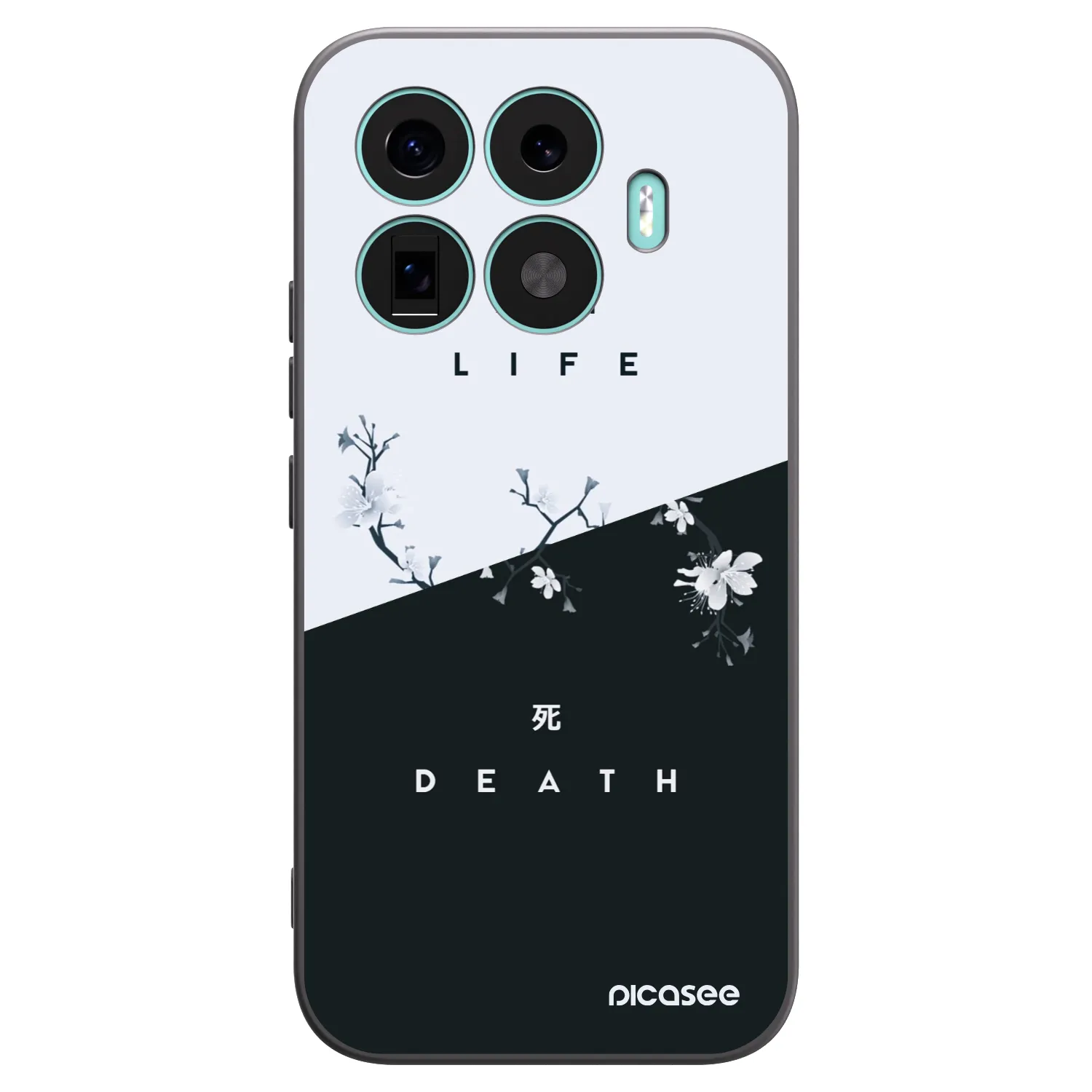 Picasee husă neagră din silicon pentru Xiaomi 17T - Life - Death
