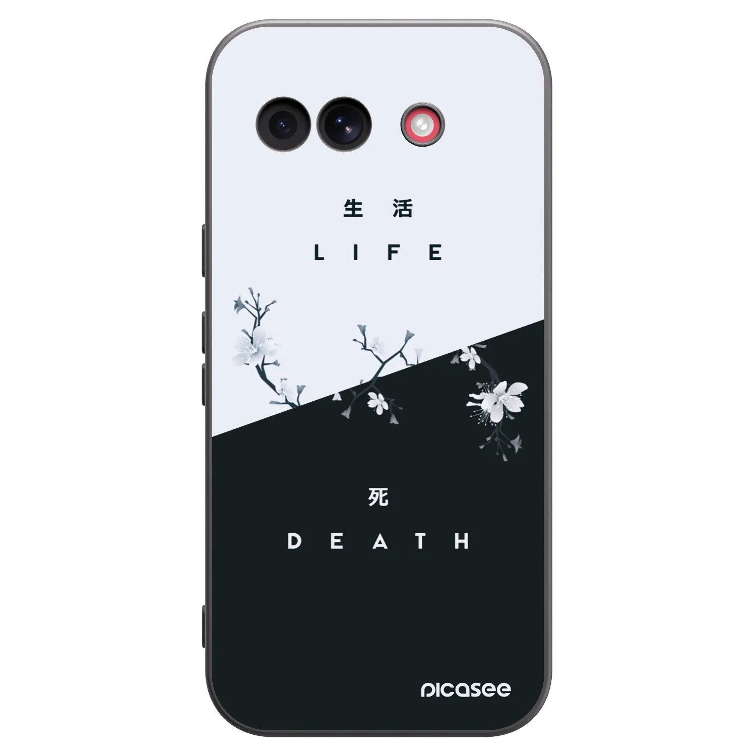 Picasee husă neagră din silicon pentru Google Pixel 10a - Life - Death
