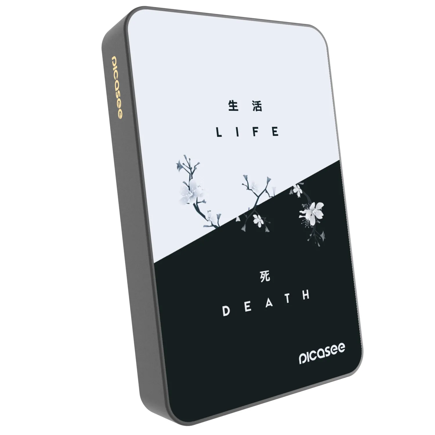 Picasee Powerbank cu MagSafe 10 000 mAh Gri - Life - Death