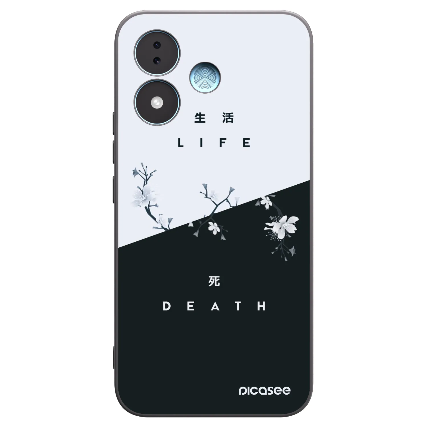 Picasee husă neagră din silicon pentru Xiaomi Redmi Note 17 5G - Life - Death