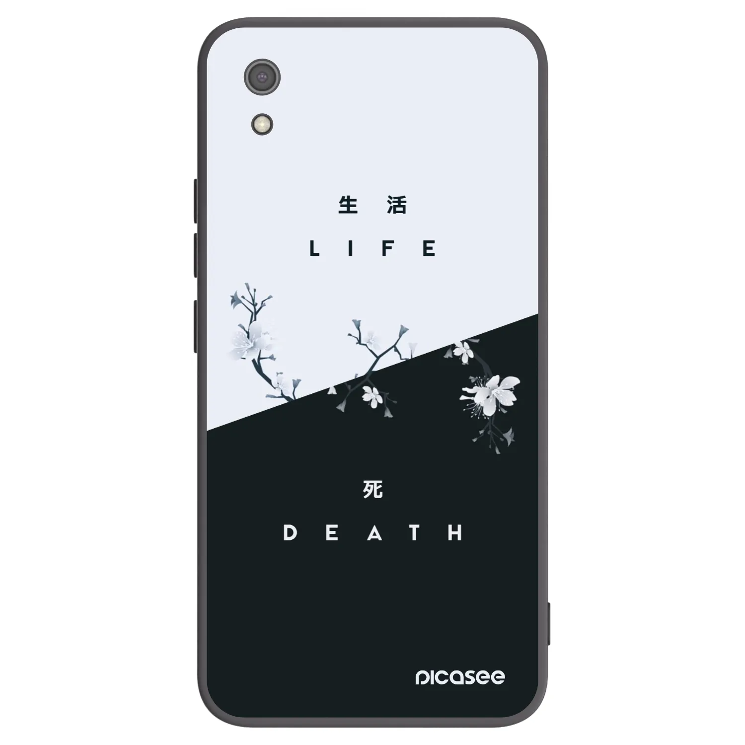 Picasee husă neagră din silicon pentru Xiaomi Redmi 7A - Life - Death