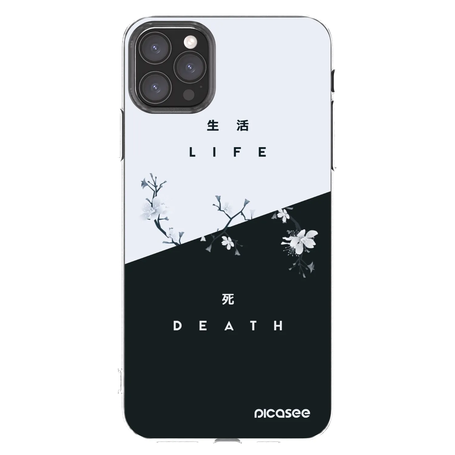 Picasee husă transparentă din silicon pentru Apple iPhone 11 Pro Max - Life - Death