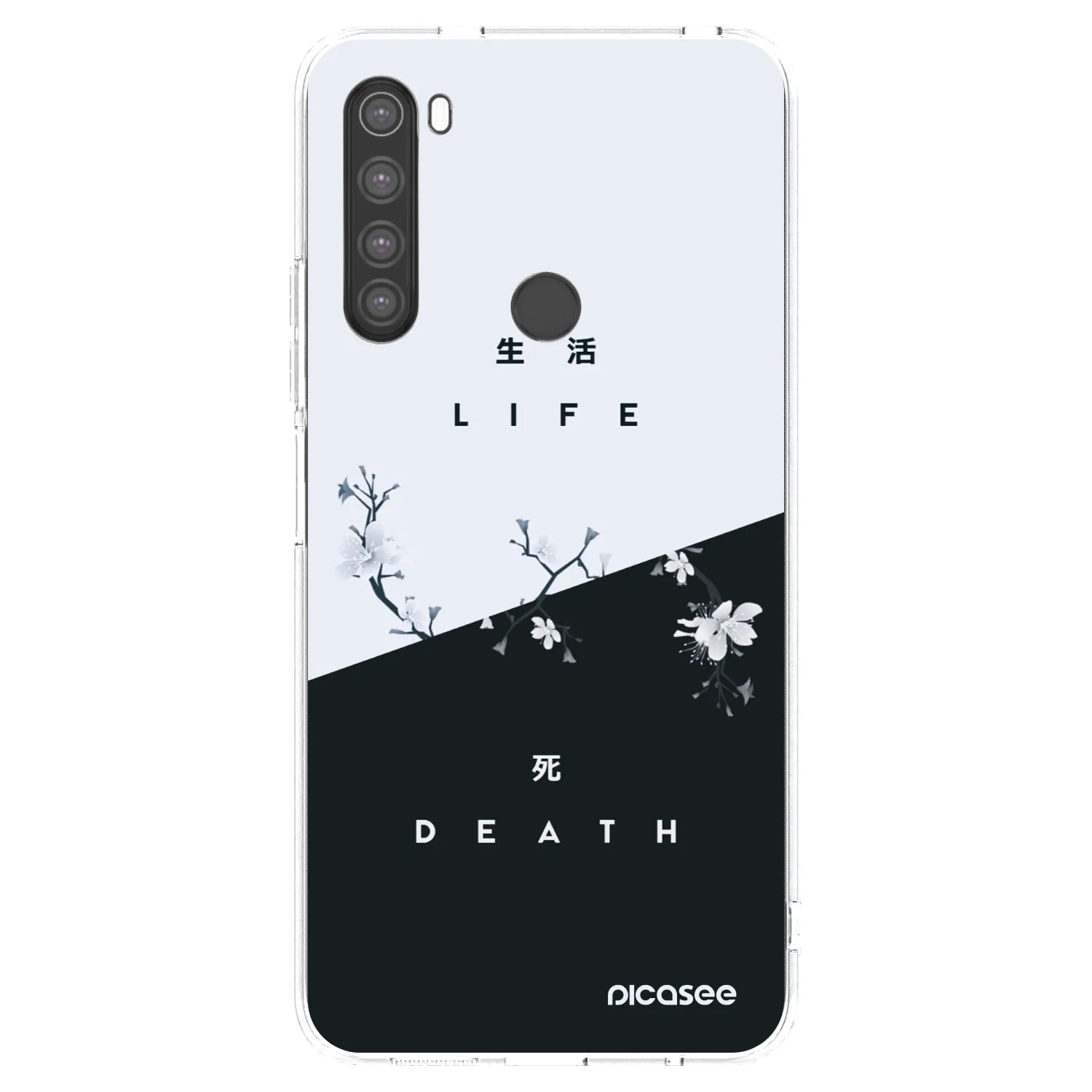 Picasee husă transparentă din silicon pentru Xiaomi Redmi Note 8 - Life - Death