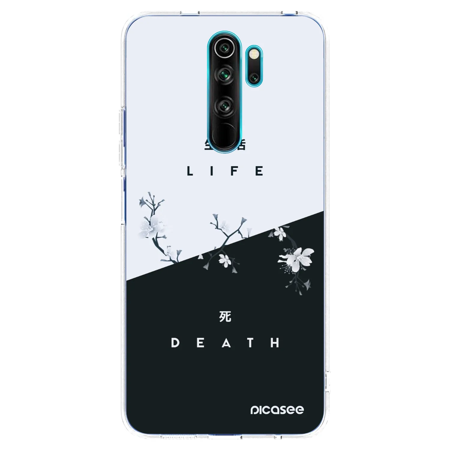 Picasee husă transparentă din silicon pentru Xiaomi Redmi Note 8 Pro - Life - Death