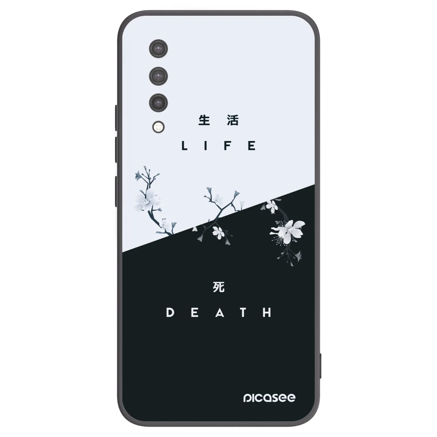 Picasee husă neagră din silicon pentru Xiaomi Mi 9 Lite - Life - Death