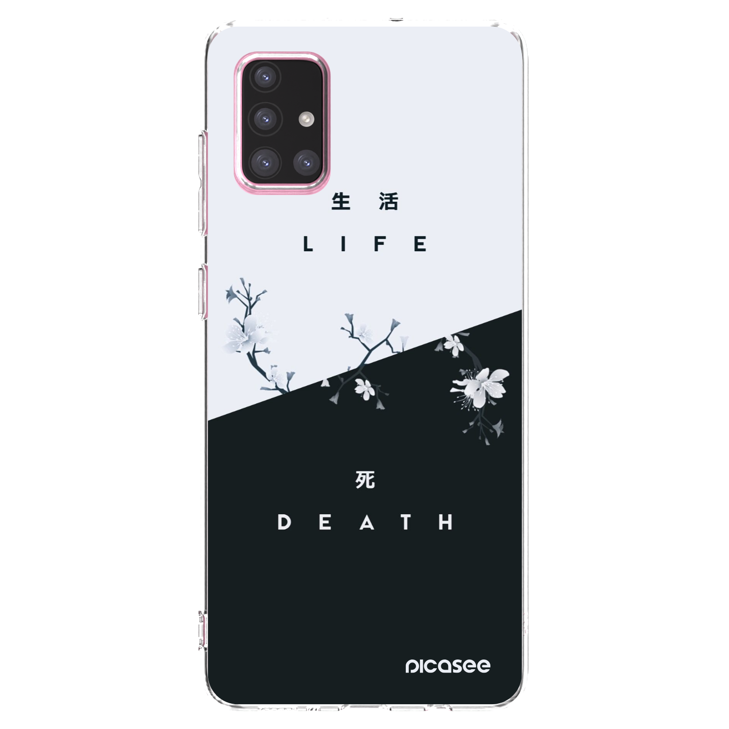 Picasee husă transparentă din silicon pentru Samsung Galaxy A71 A715F - Life - Death