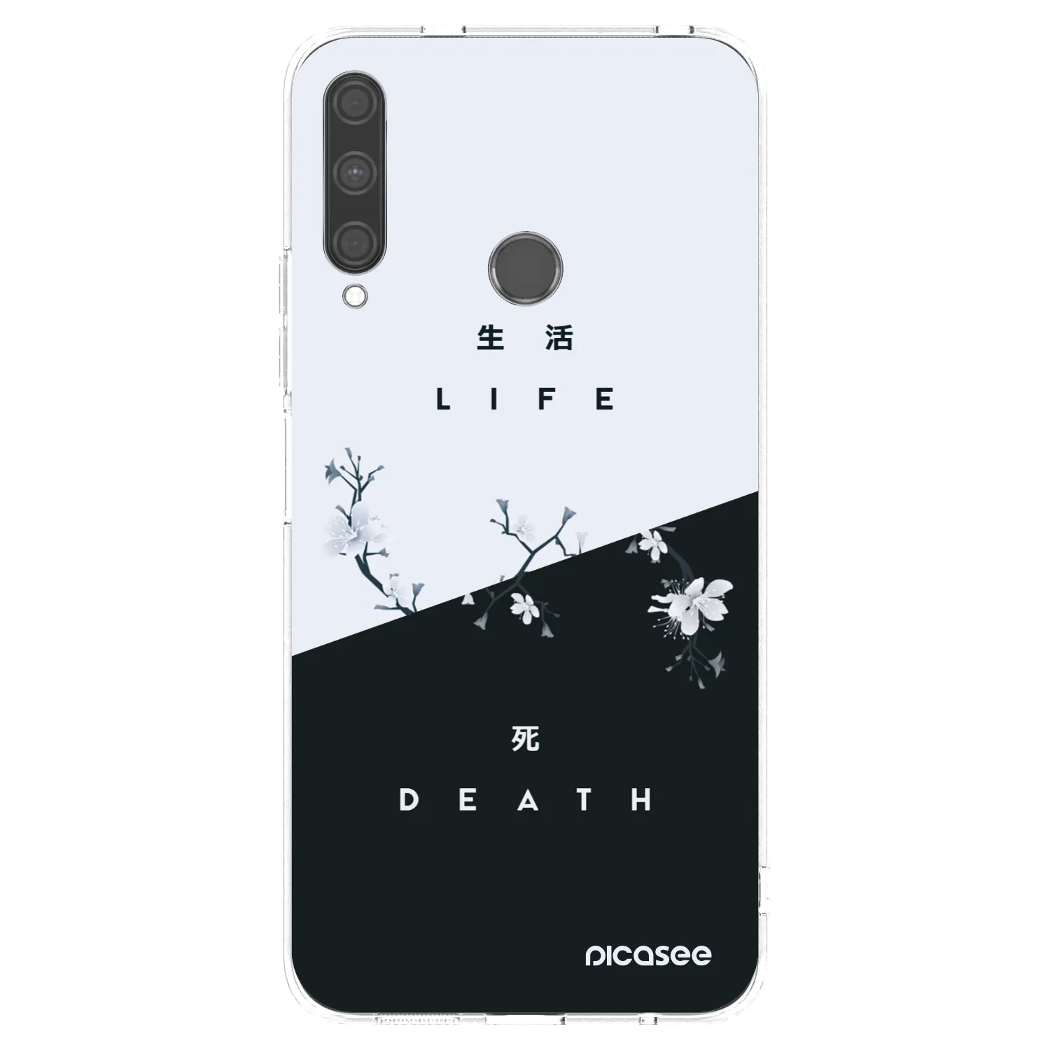 Picasee husă transparentă din silicon pentru Huawei P40 Lite E - Life - Death