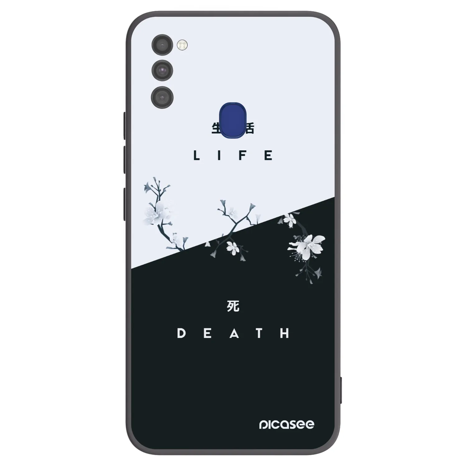 Picasee husă neagră din silicon pentru Samsung Galaxy M21 M215F - Life - Death