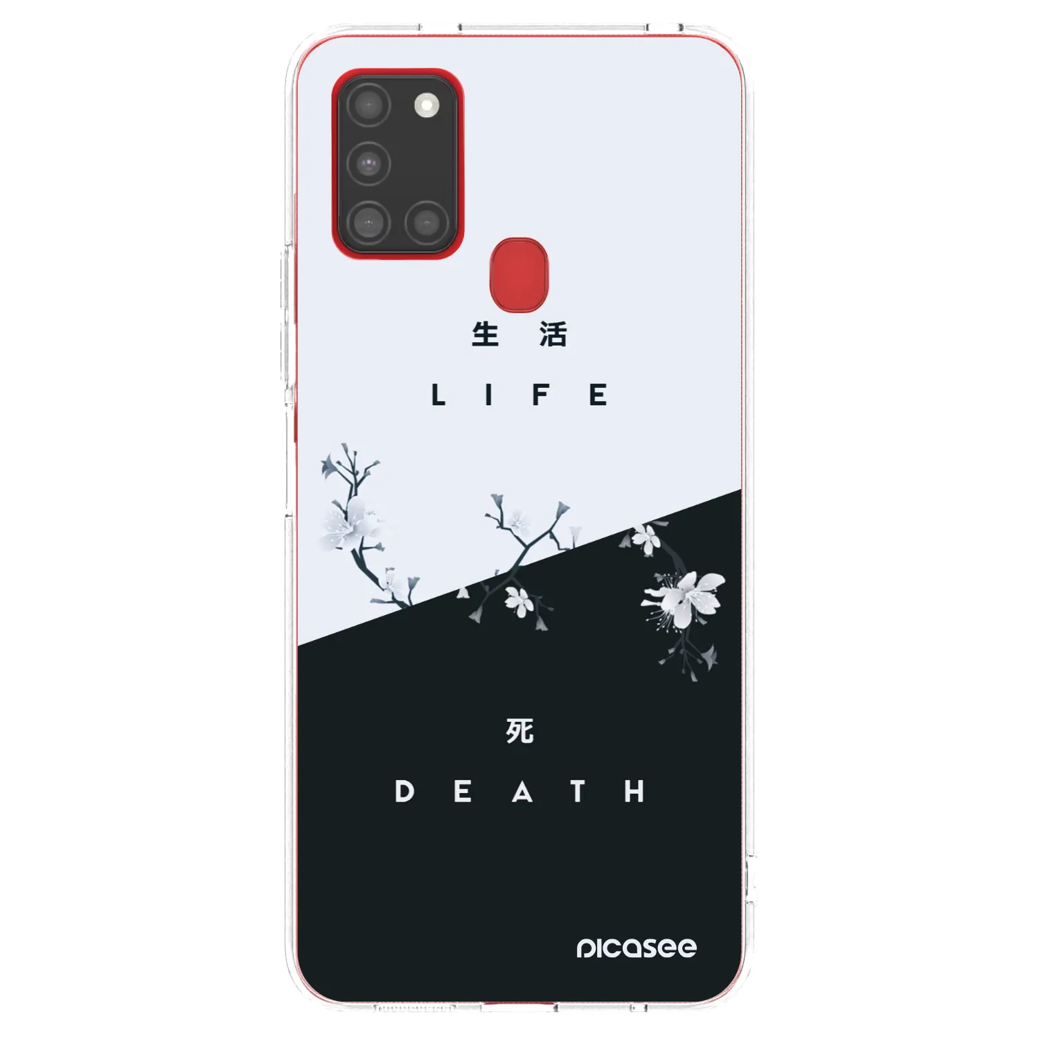 Picasee husă transparentă din silicon pentru Samsung Galaxy A21s - Life - Death