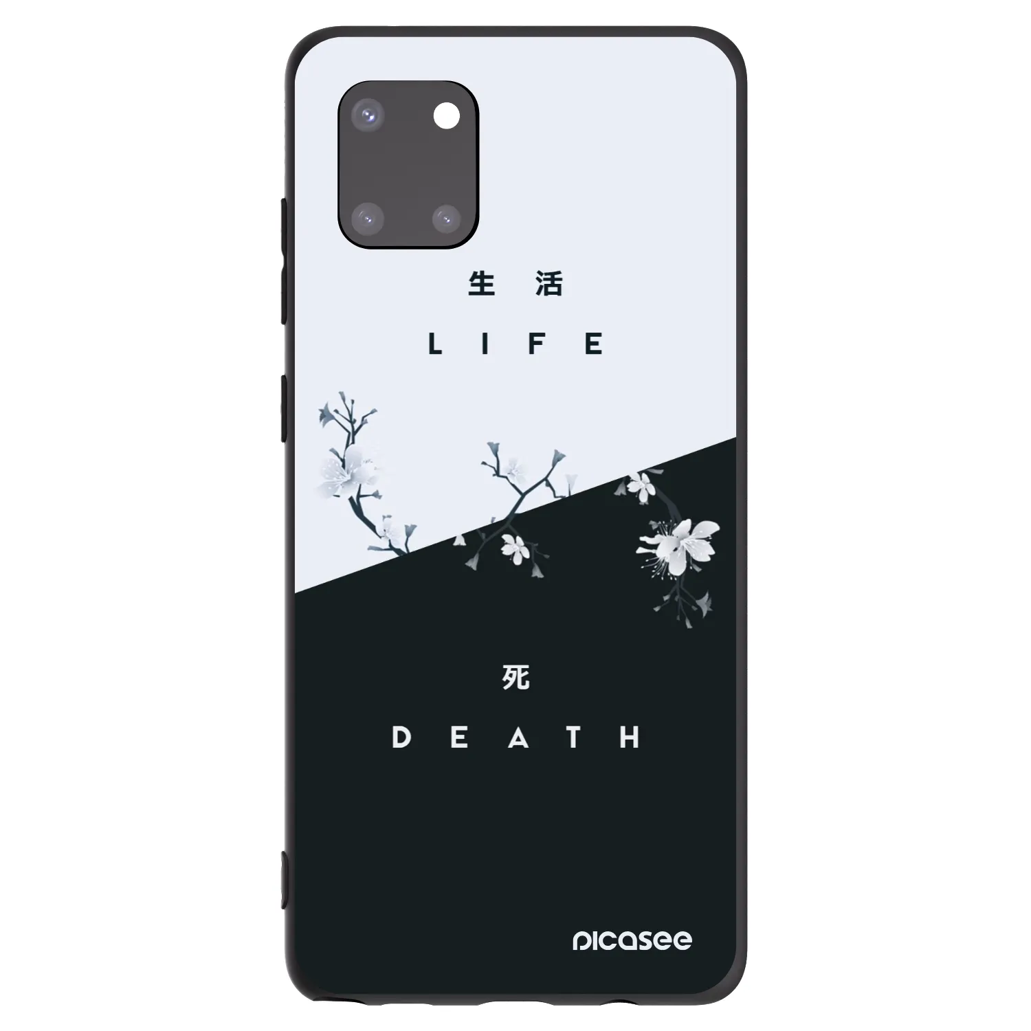 Picasee husă neagră din silicon pentru Samsung Galaxy Note 10 Lite N770F - Life - Death