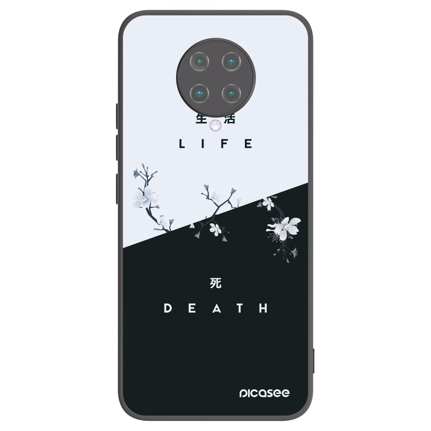 Picasee husă neagră din silicon pentru Xiaomi Poco F2 Pro - Life - Death