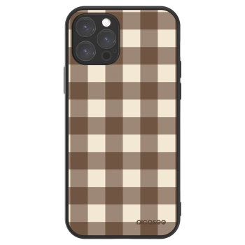 Picasee ULTIMATE CASE pentru Apple iPhone 12 Pro - Brown grid