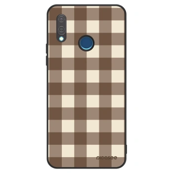 Husă pentru Huawei P20 Lite - Brown grid